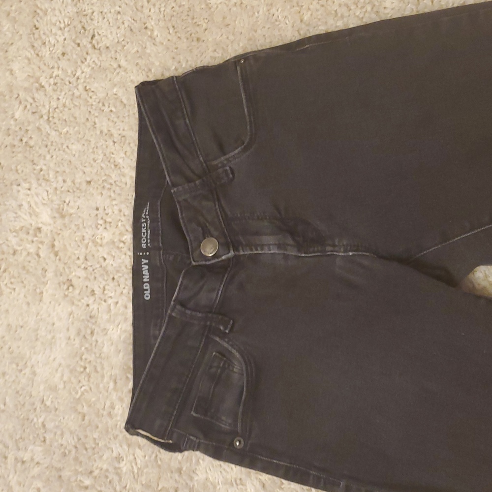 5 For $25 Old‎ Navy Rockstar Low Rise Black Jeans Womens Size 2